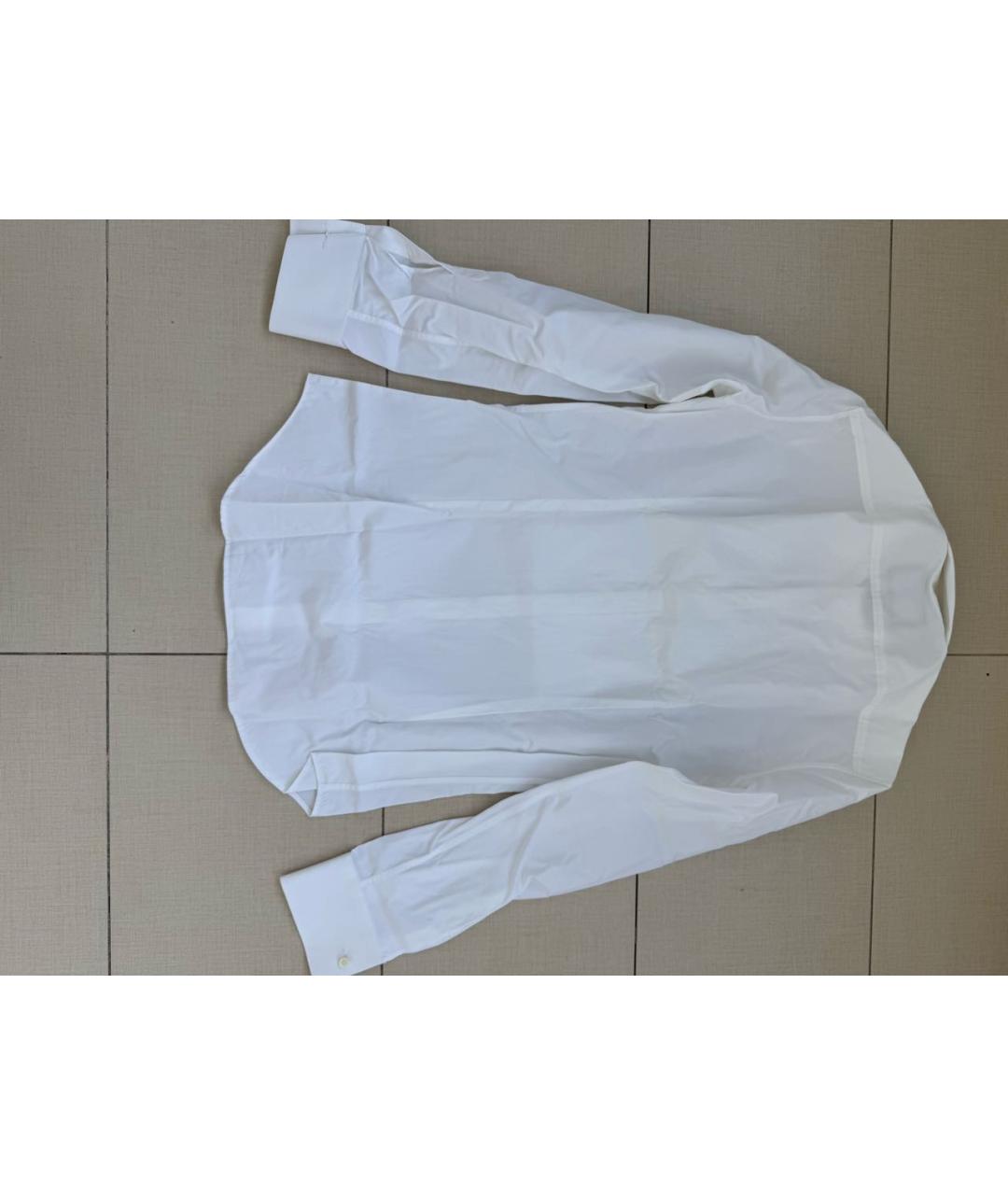 DSQUARED2 Белая хлопковая классическая рубашка, фото 2