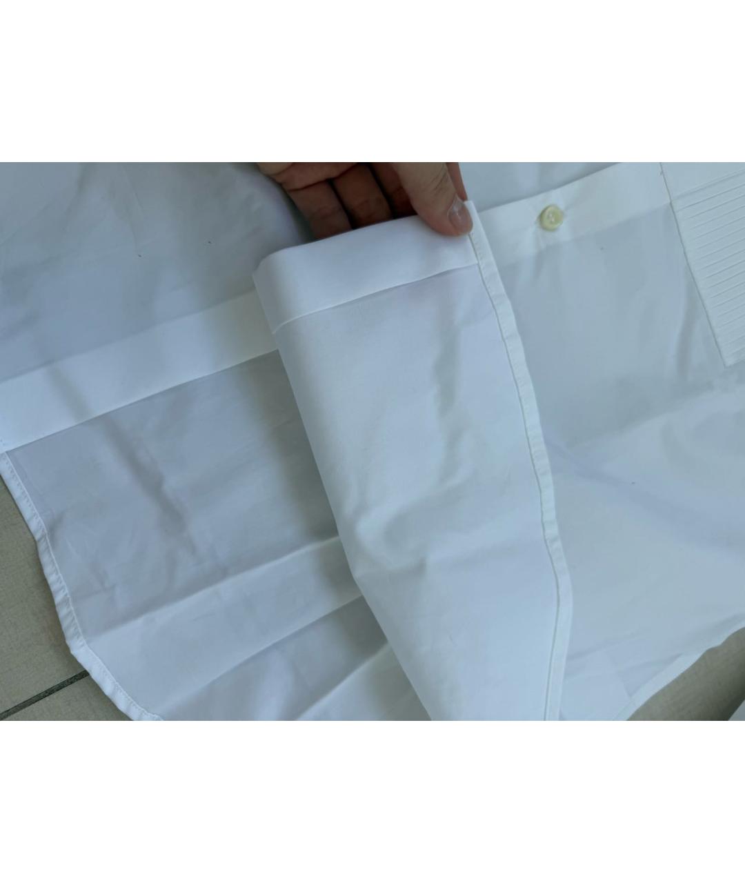 DSQUARED2 Белая хлопковая классическая рубашка, фото 5