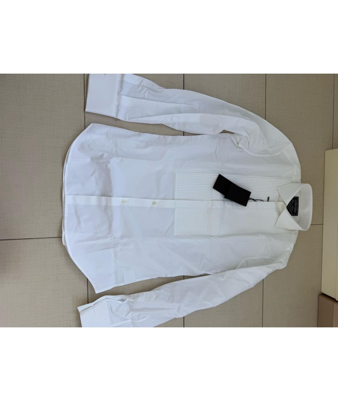 DSQUARED2 Белая хлопковая классическая рубашка, фото 9