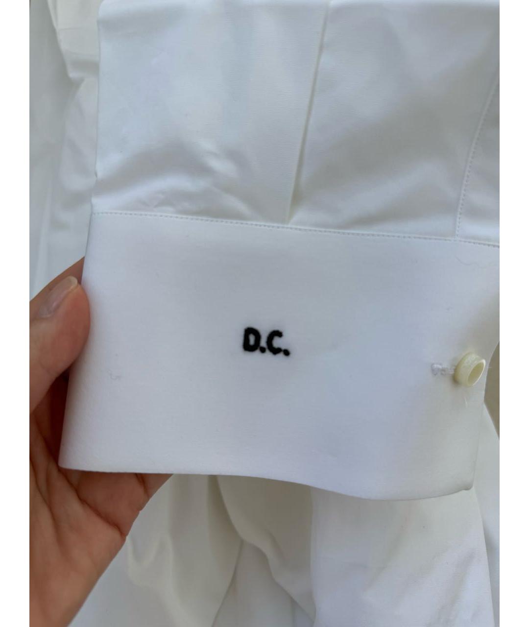 DSQUARED2 Белая хлопковая классическая рубашка, фото 8