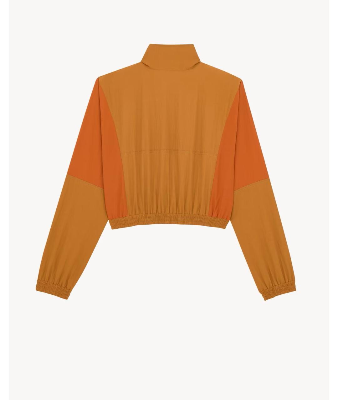 SAINT LAURENT Оранжевая куртка, фото 2