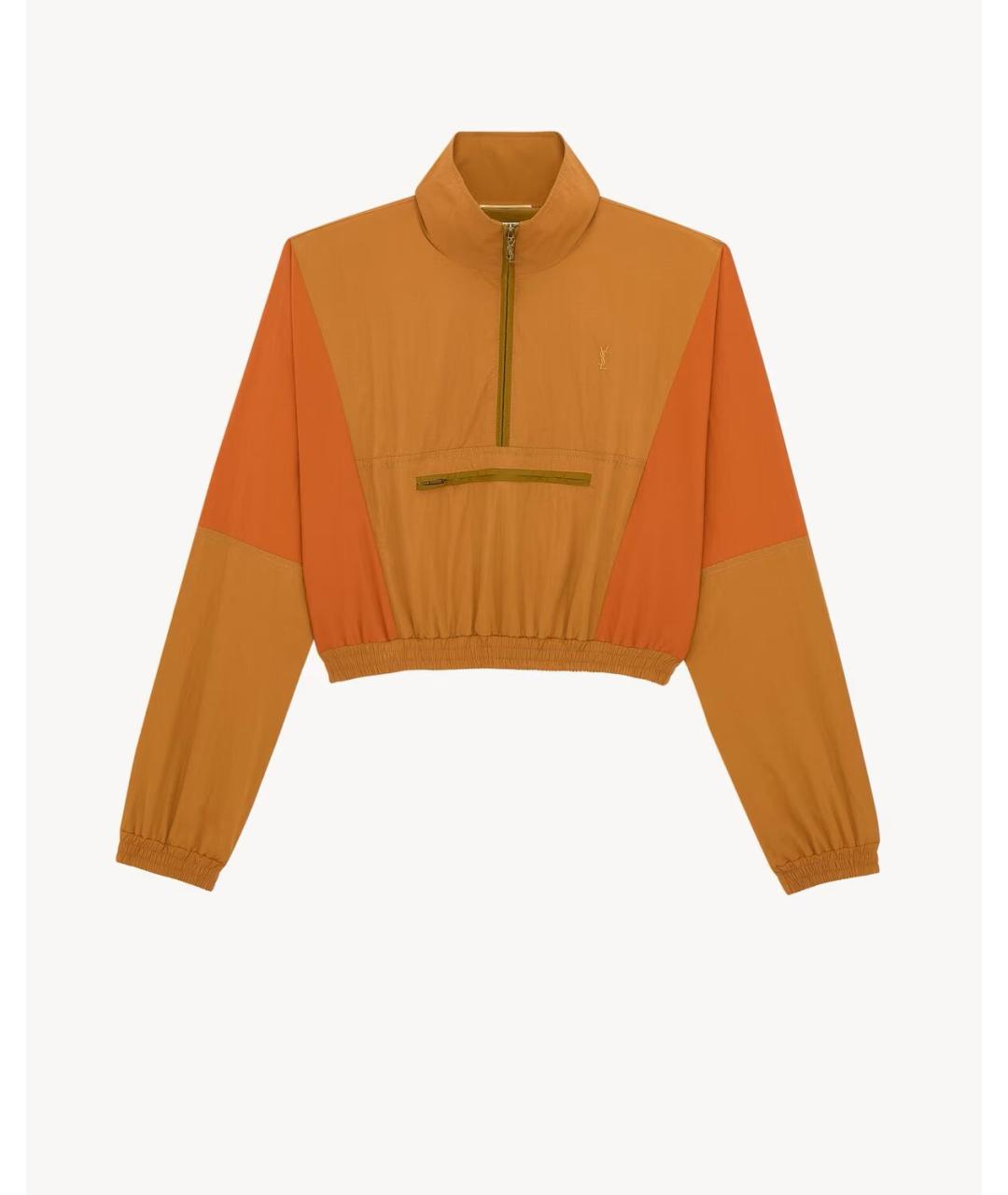 SAINT LAURENT Оранжевая куртка, фото 5