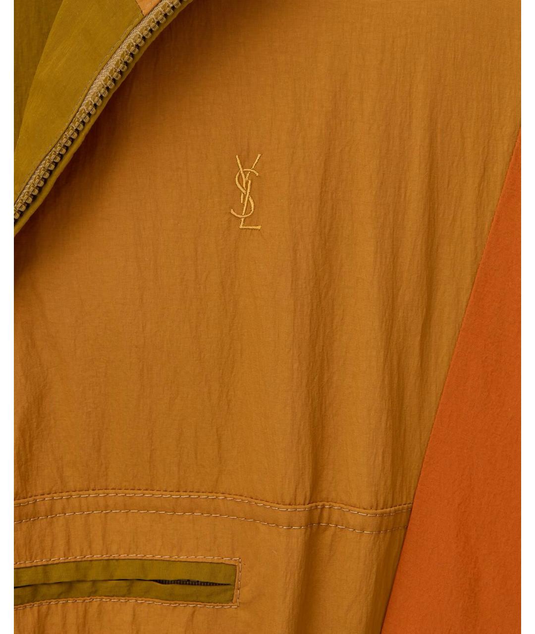 SAINT LAURENT Оранжевая куртка, фото 3