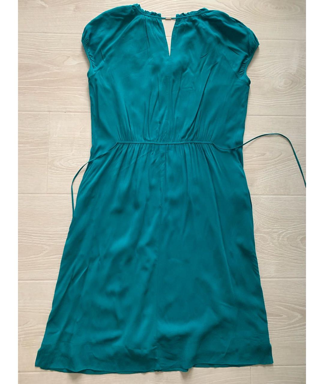 ESCADA Зеленые вискозное повседневное платье, фото 2