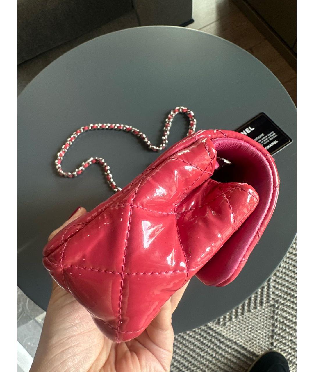 CHANEL Сумка через плечо из лакированной кожи, фото 5