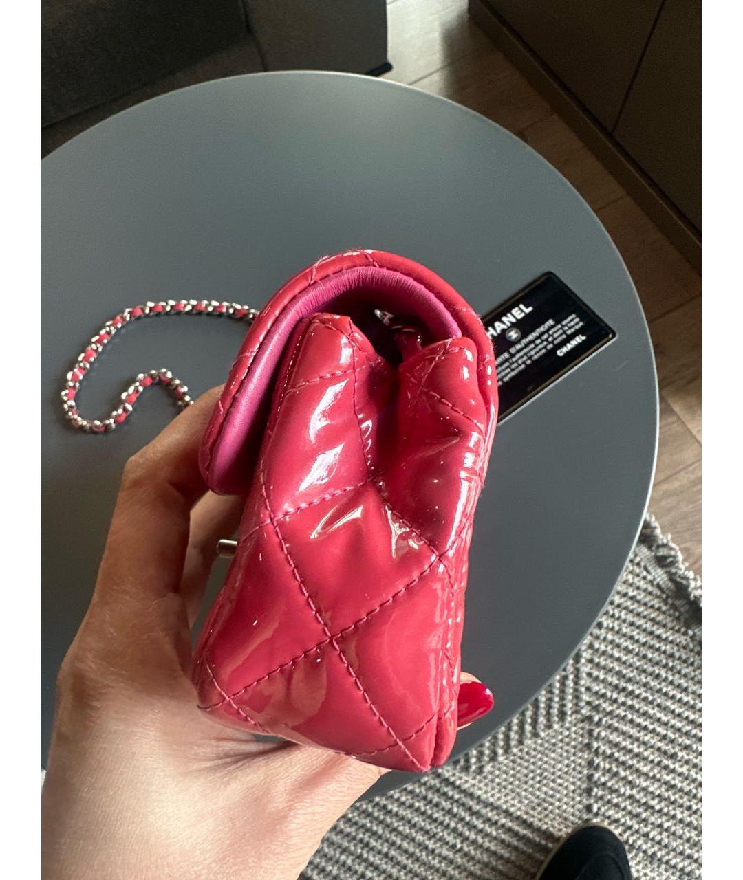 CHANEL Сумка через плечо из лакированной кожи, фото 4