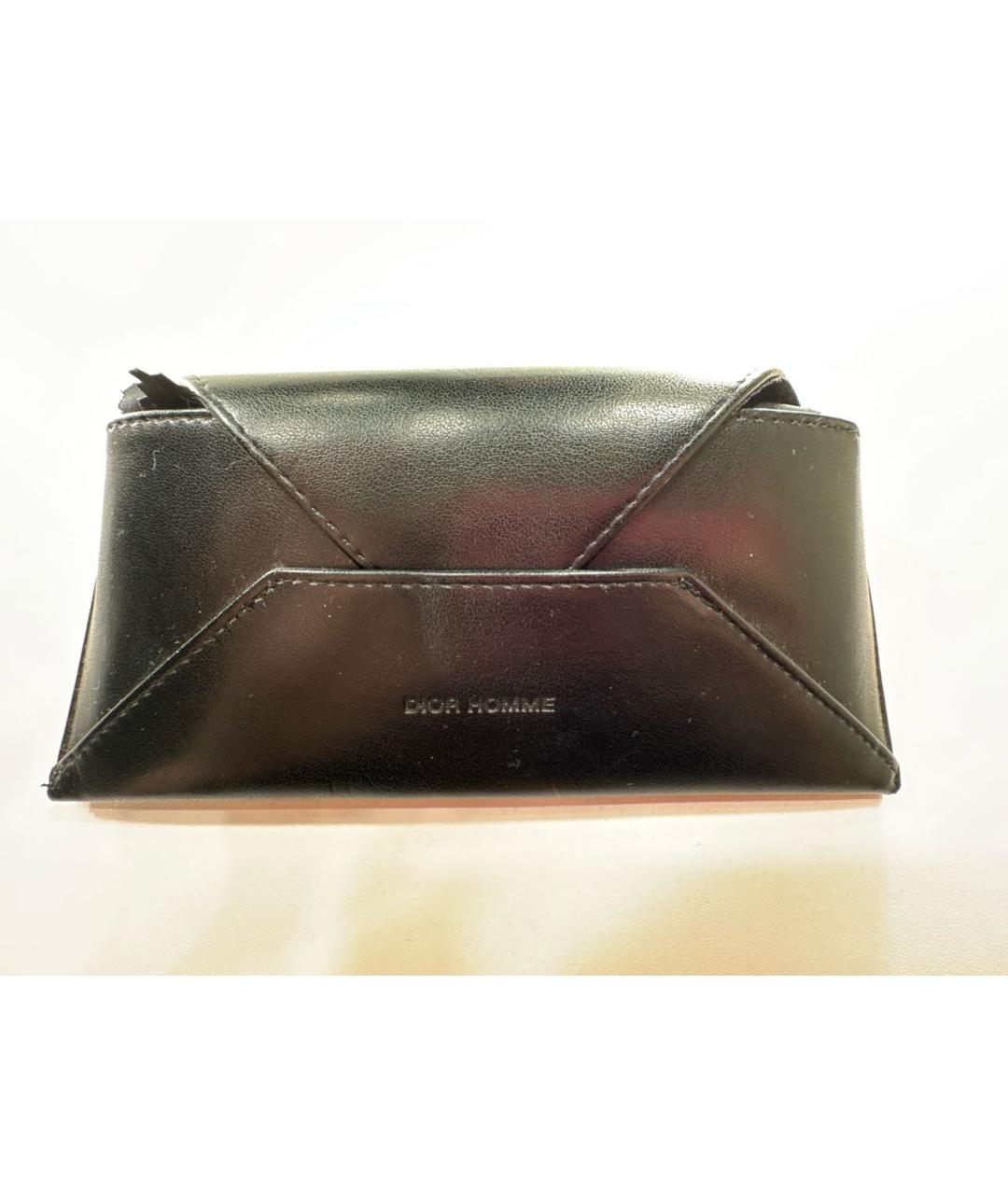 CHRISTIAN DIOR Черные пластиковые солнцезащитные очки, фото 4