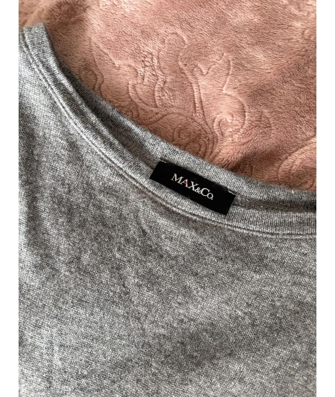 MAX&CO Серый шерстяной джемпер / свитер, фото 2
