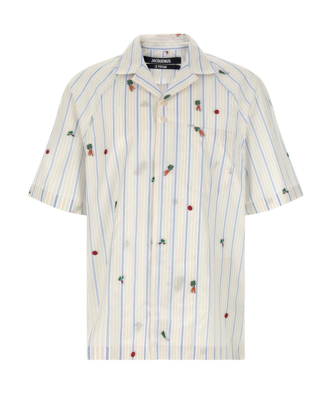 JACQUEMUS Мульти хлопковая кэжуал рубашка, фото 1