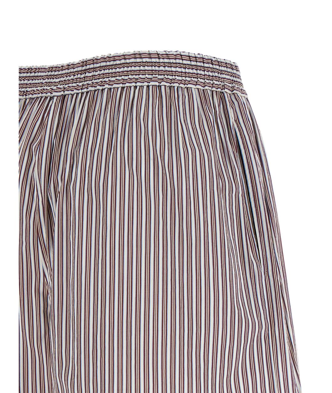 BRUNELLO CUCINELLI Бордовые хлопковые шорты, фото 4