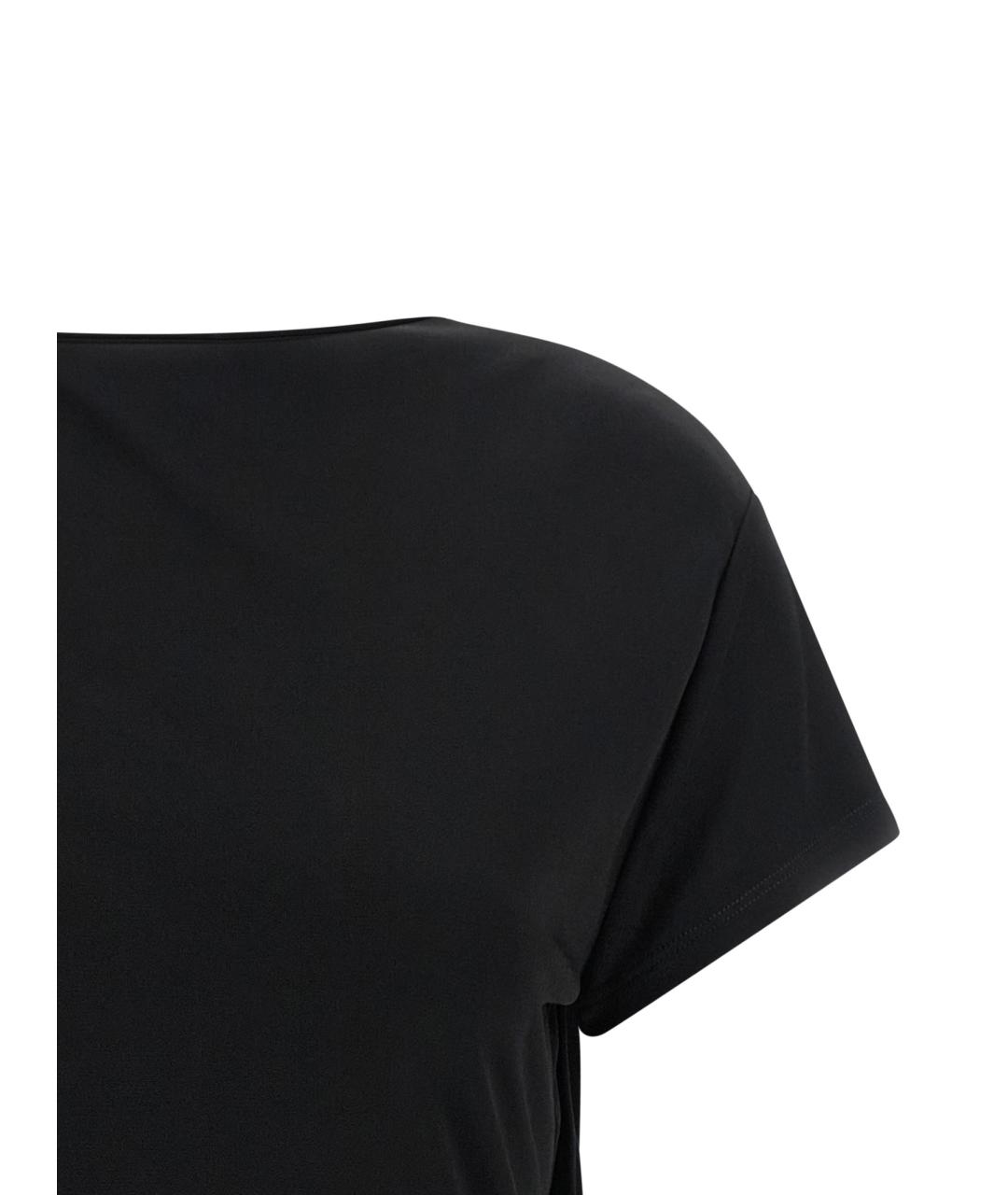 JACQUEMUS Черная вискозная футболка, фото 3