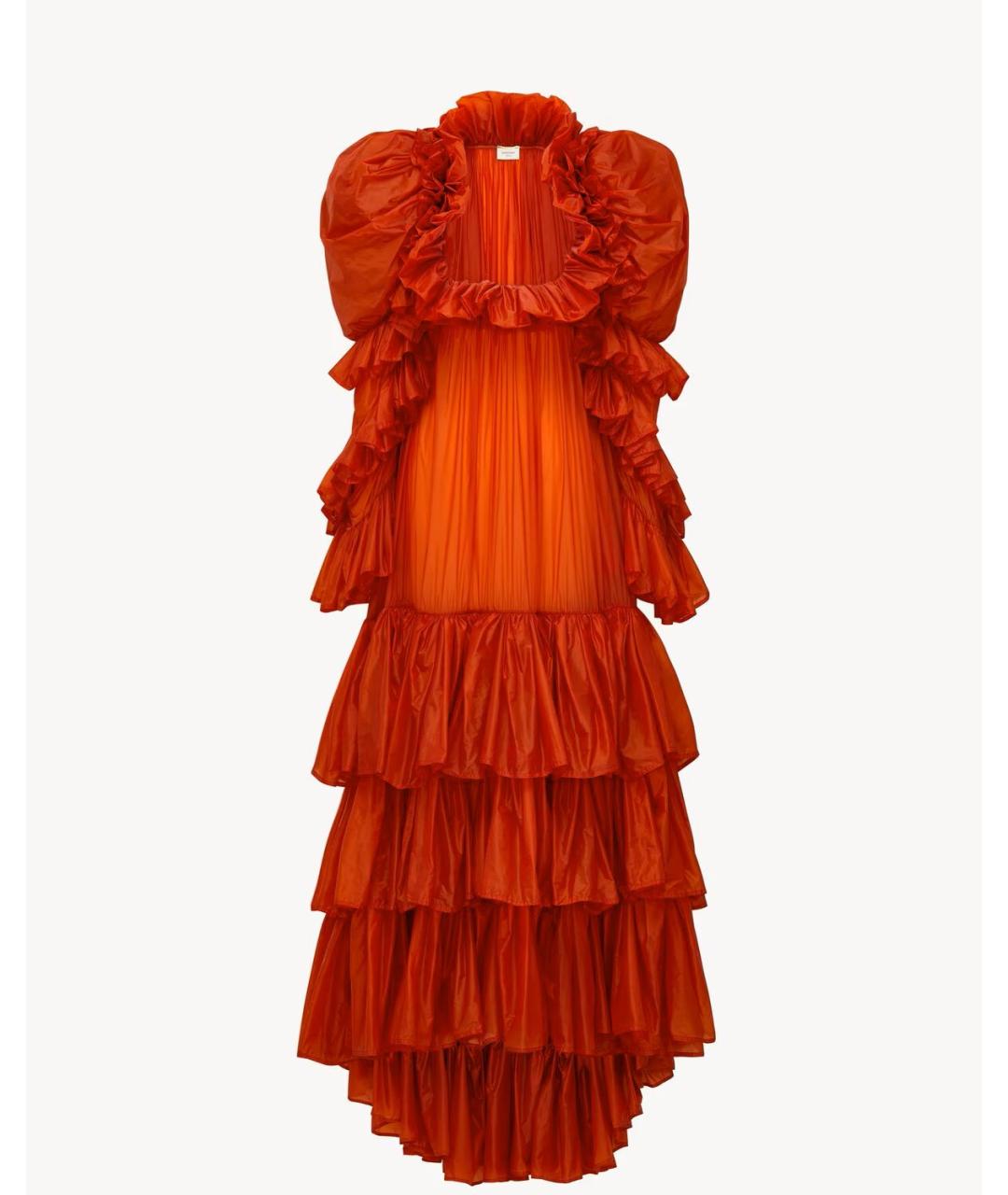 SAINT LAURENT Красное вечернее платье, фото 2