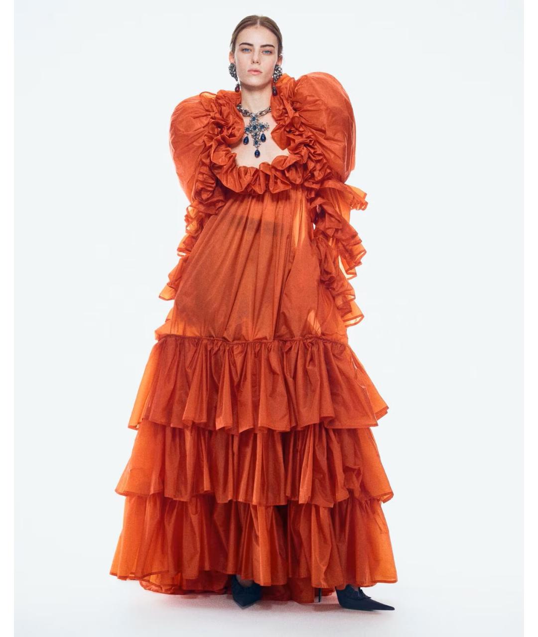 SAINT LAURENT Красное вечернее платье, фото 4