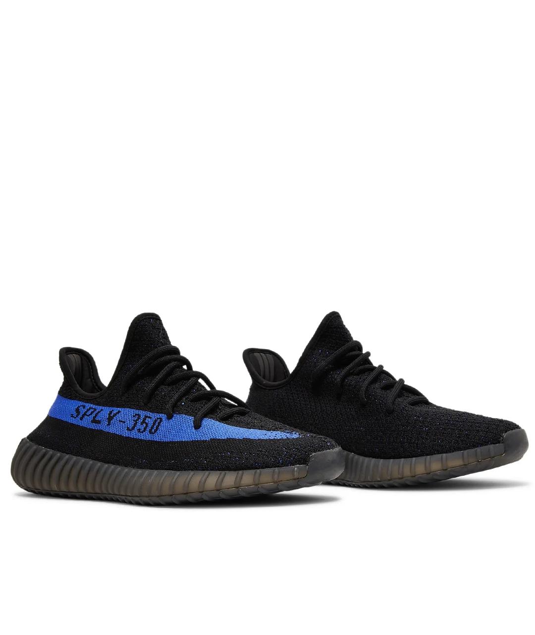 ADIDAS YEEZY Черные текстильные низкие кроссовки / кеды, фото 2