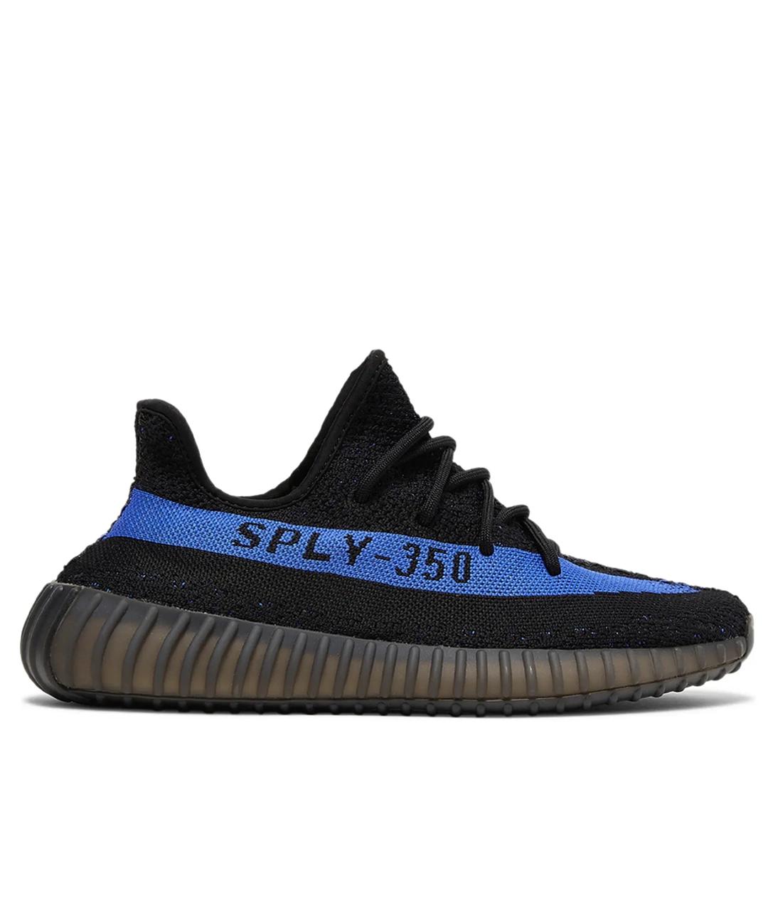 ADIDAS YEEZY Черные текстильные низкие кроссовки / кеды, фото 1