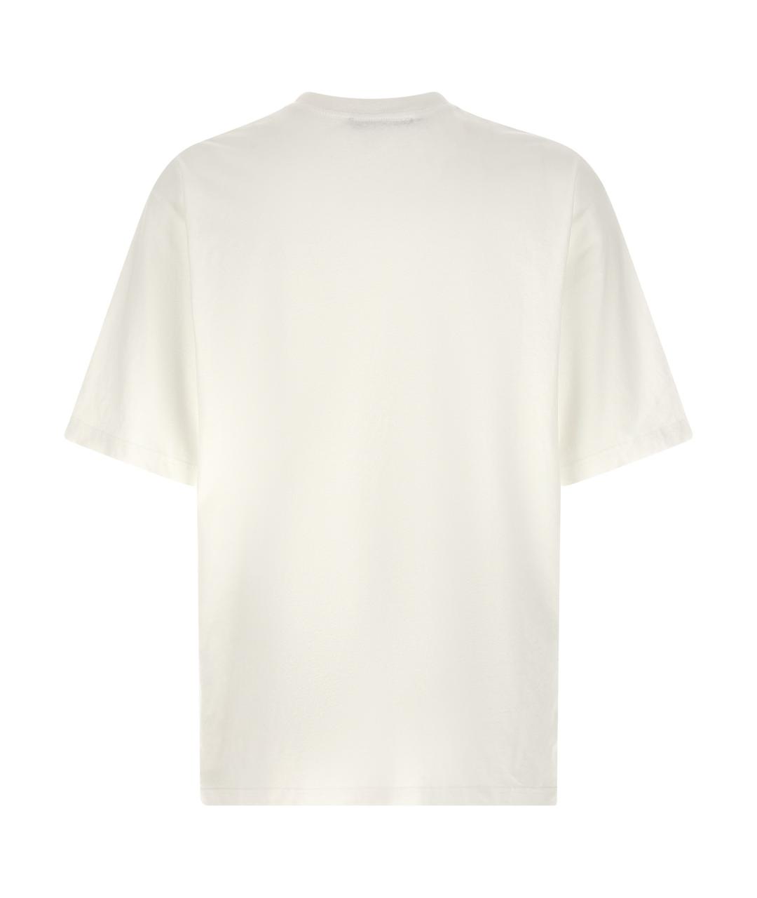 JACQUEMUS Белая хлопковая футболка, фото 2