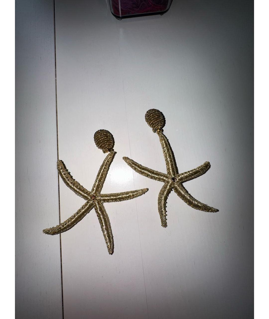 OSCAR DE LA RENTA Золотые клипсы, фото 5