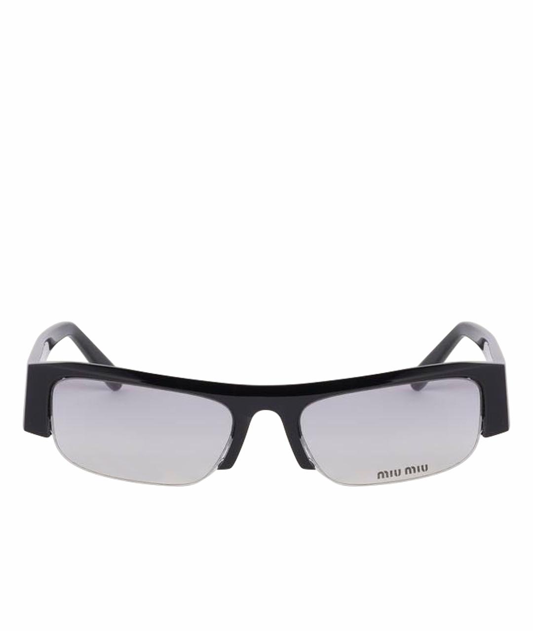 MIU MIU Черные солнцезащитные очки, фото 1