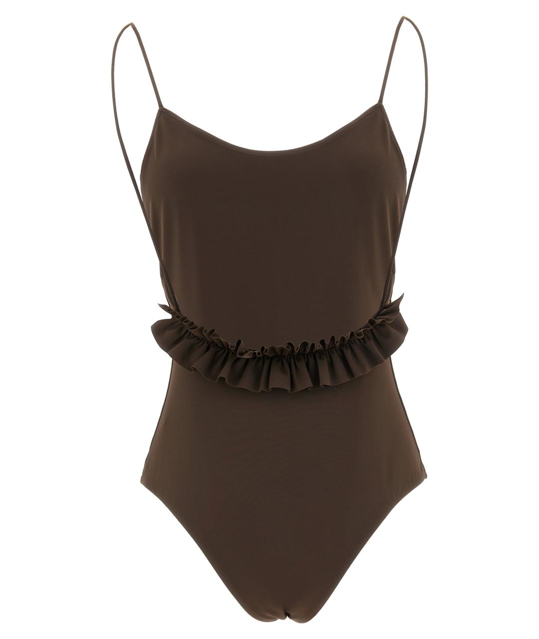 JACQUEMUS Коричневый полиамидовый купальник, фото 2