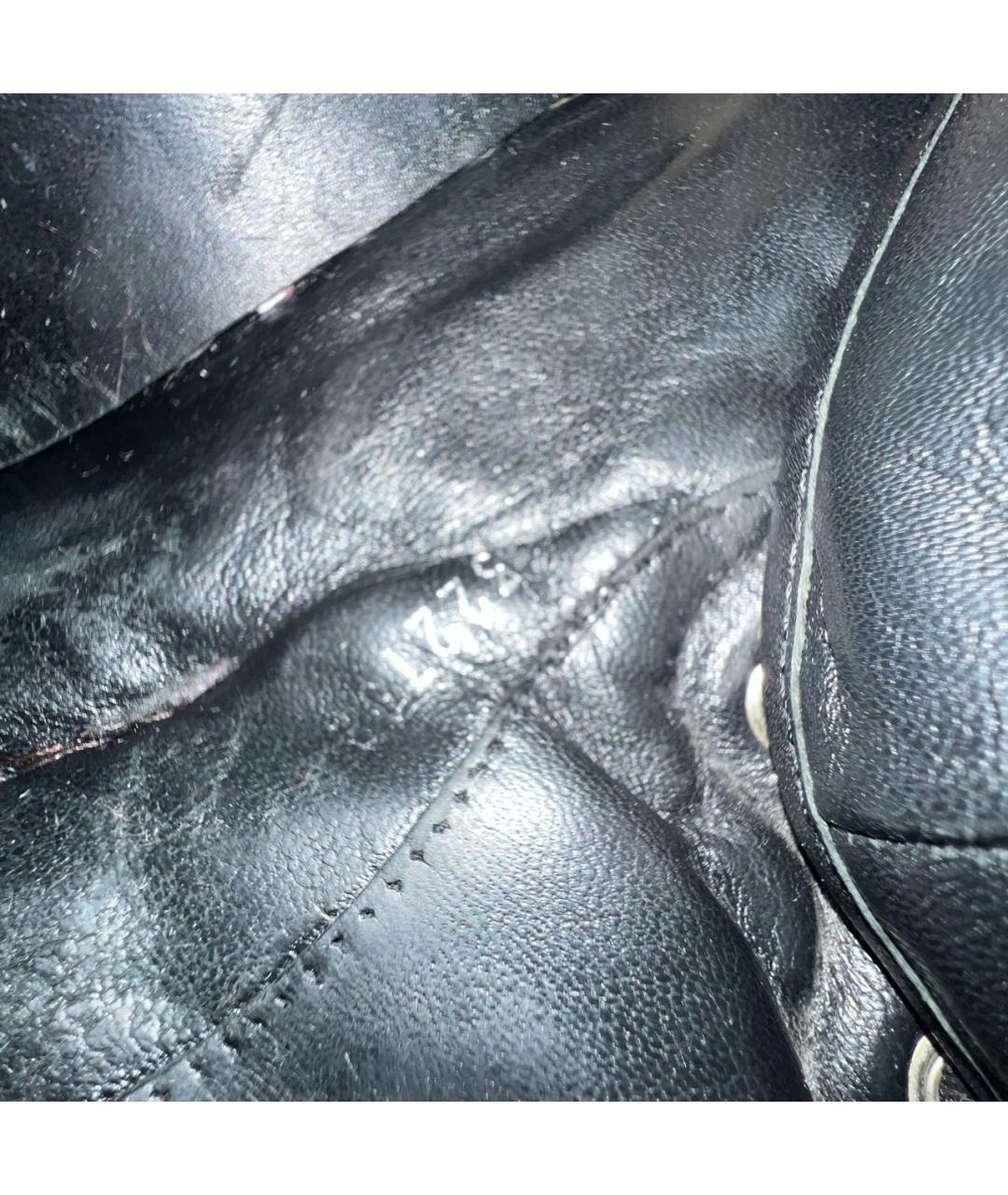 GUCCI Черные кожаные высокие кроссовки / кеды, фото 5