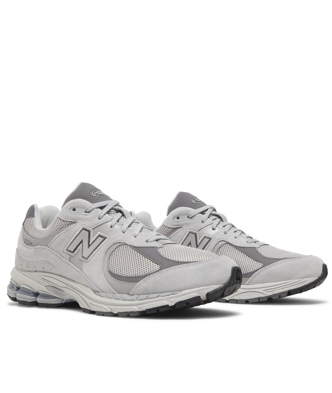 NEW BALANCE Серые кожаные кроссовки, фото 2