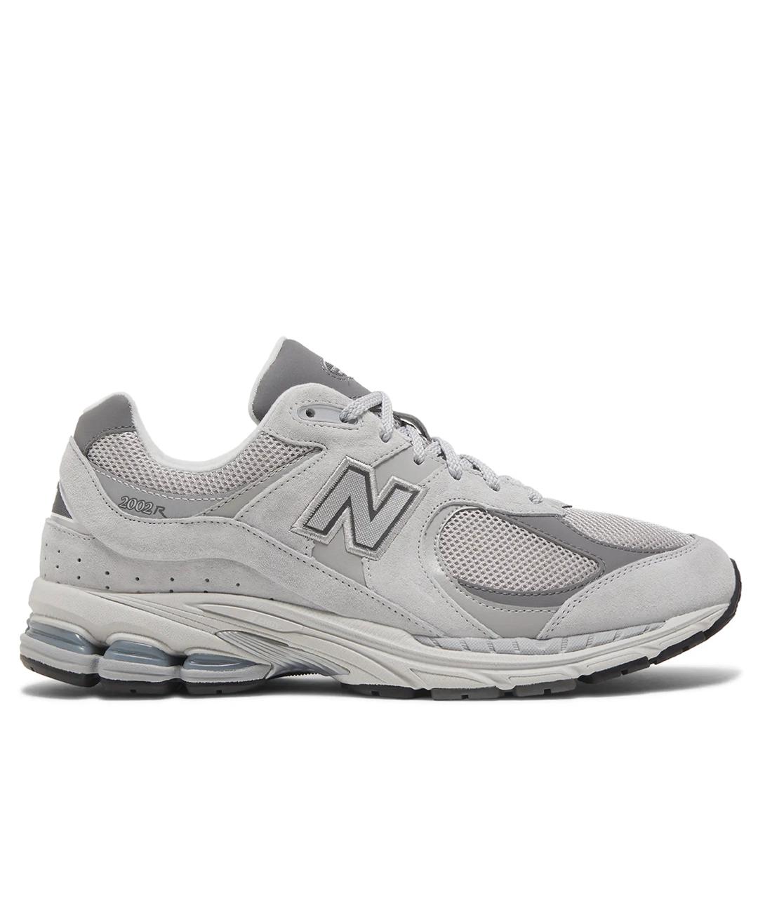 NEW BALANCE Серые кожаные кроссовки, фото 1