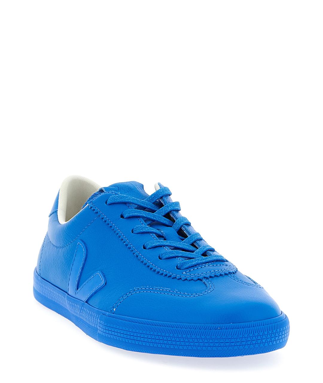 VEJA Синие кожаные низкие кроссовки / кеды, фото 2