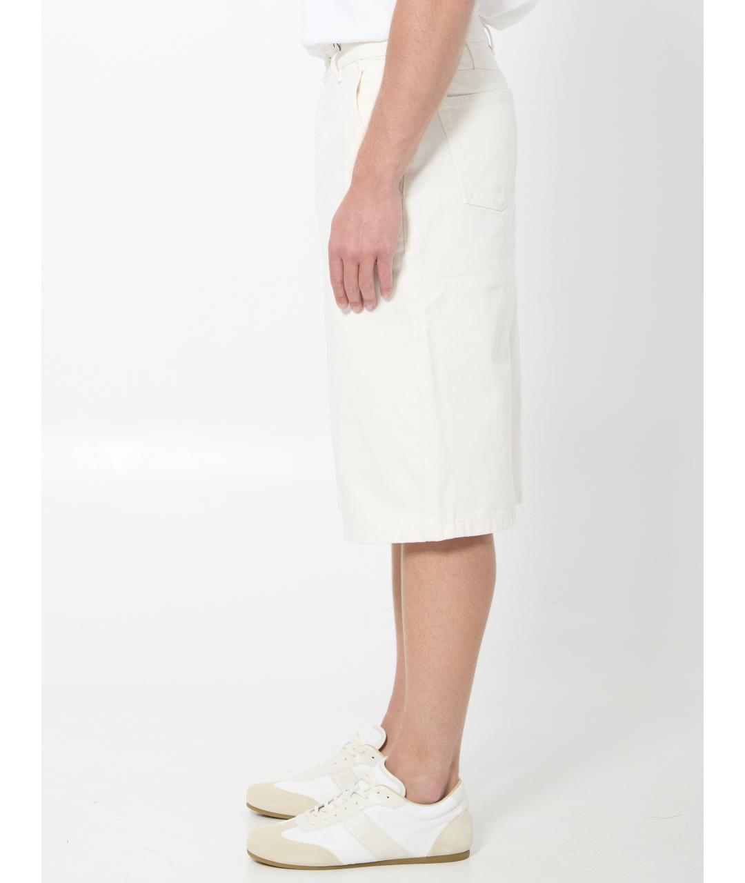 Ami Paris Белые хлопковые шорты, фото 3