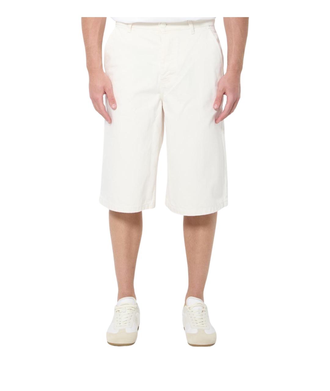 Ami Paris Белые хлопковые шорты, фото 1