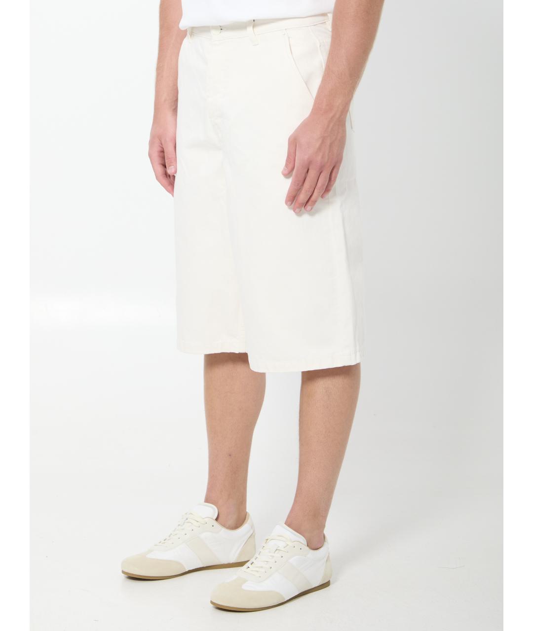 Ami Paris Белые хлопковые шорты, фото 2