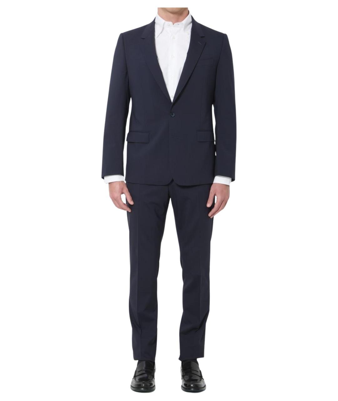 DOLCE&GABBANA Темно-синий классический костюм, фото 1