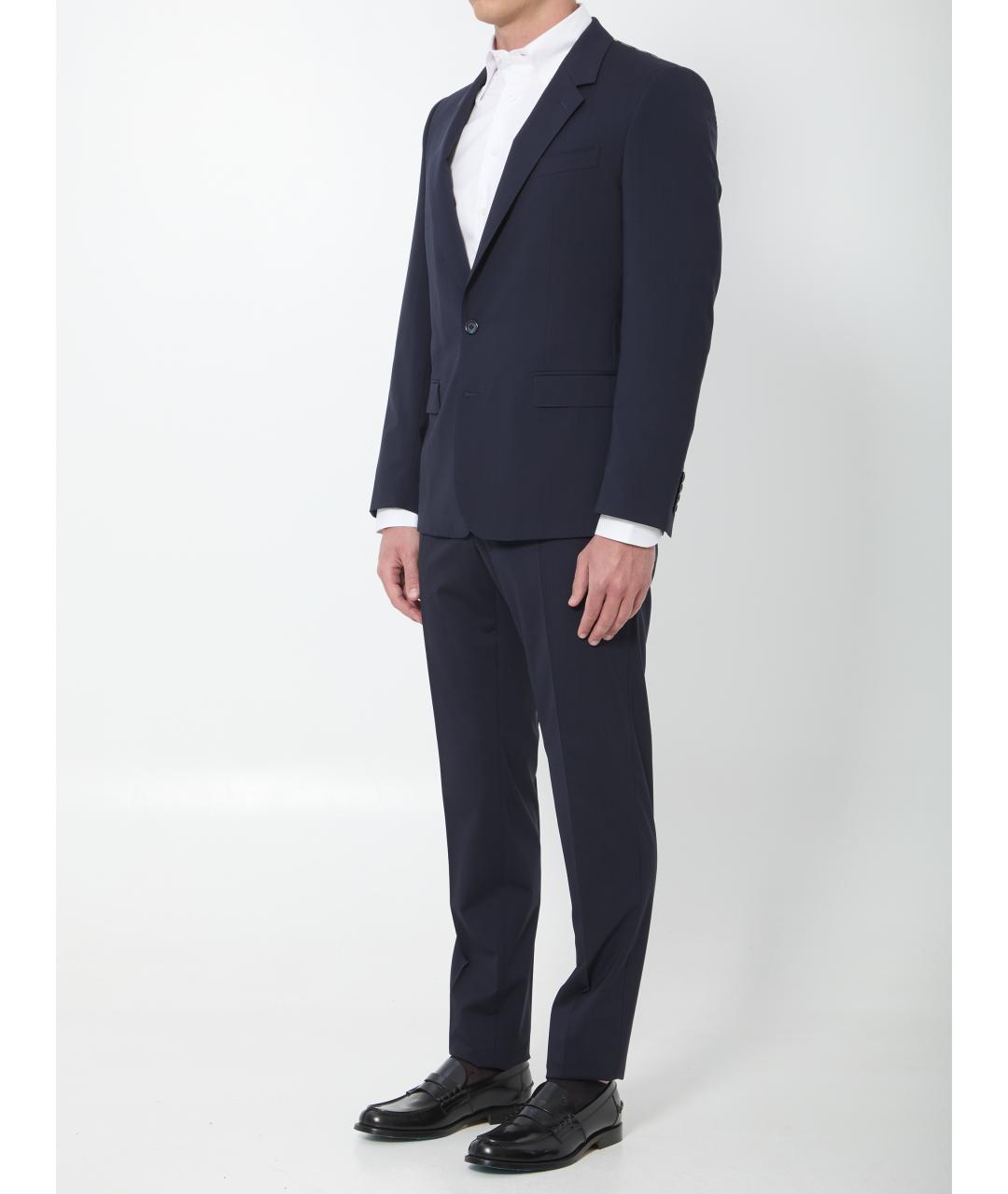 DOLCE&GABBANA Темно-синий классический костюм, фото 2