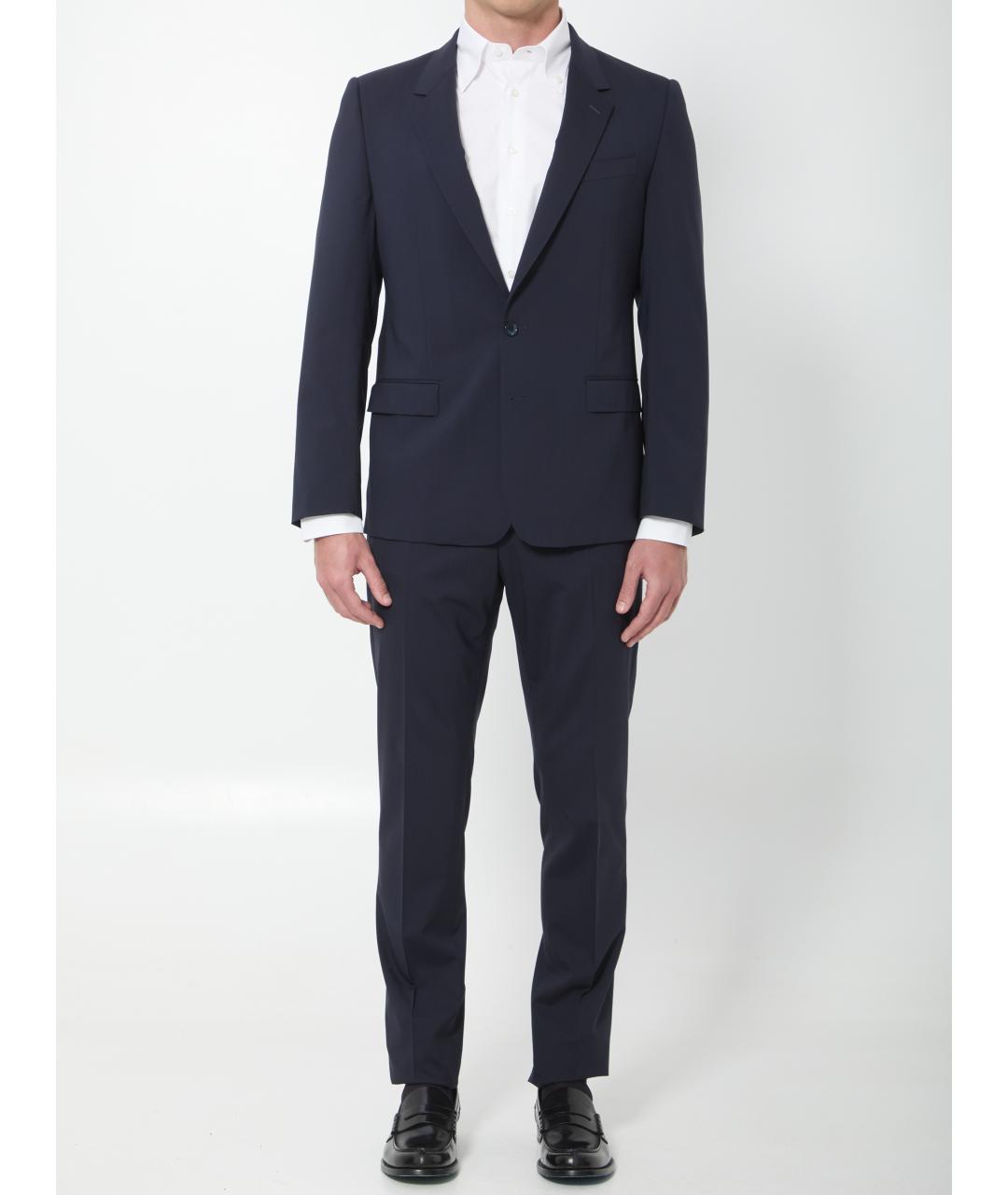 DOLCE&GABBANA Темно-синий классический костюм, фото 5
