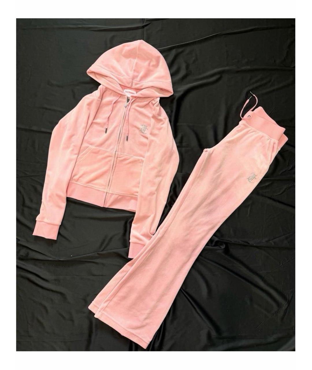 JUICY COUTURE Розовый полиэстеровый костюм с брюками, фото 4
