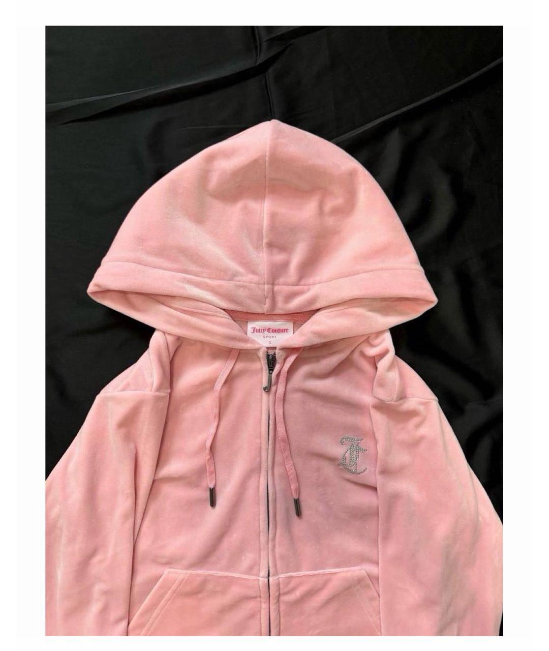 JUICY COUTURE Розовый полиэстеровый костюм с брюками, фото 3