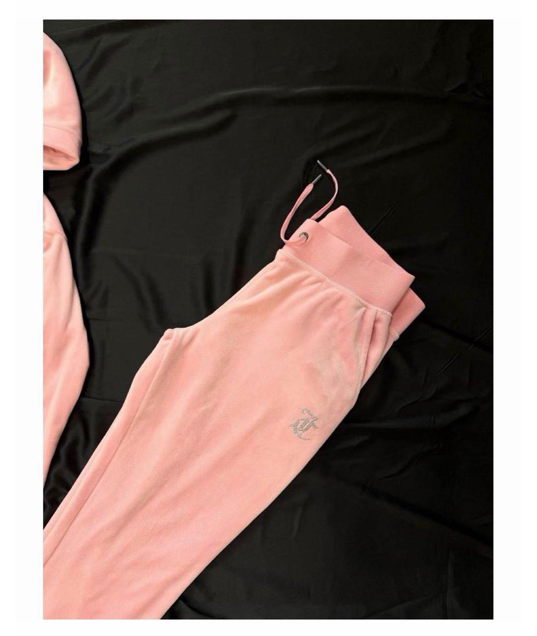JUICY COUTURE Розовый полиэстеровый костюм с брюками, фото 5