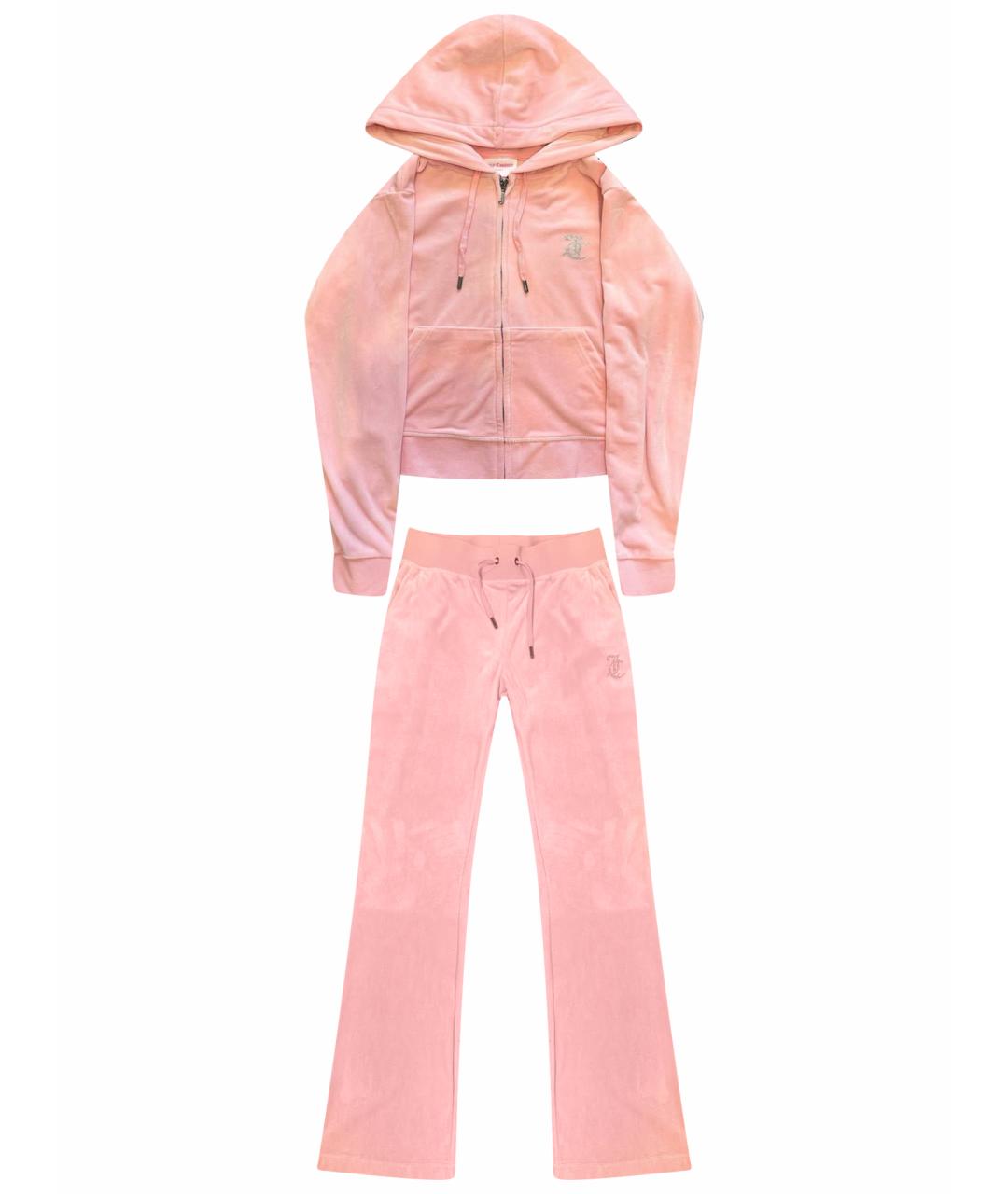 JUICY COUTURE Розовый полиэстеровый костюм с брюками, фото 1