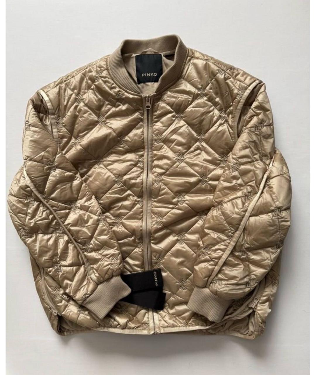 PINKO Бежевая куртка, фото 7