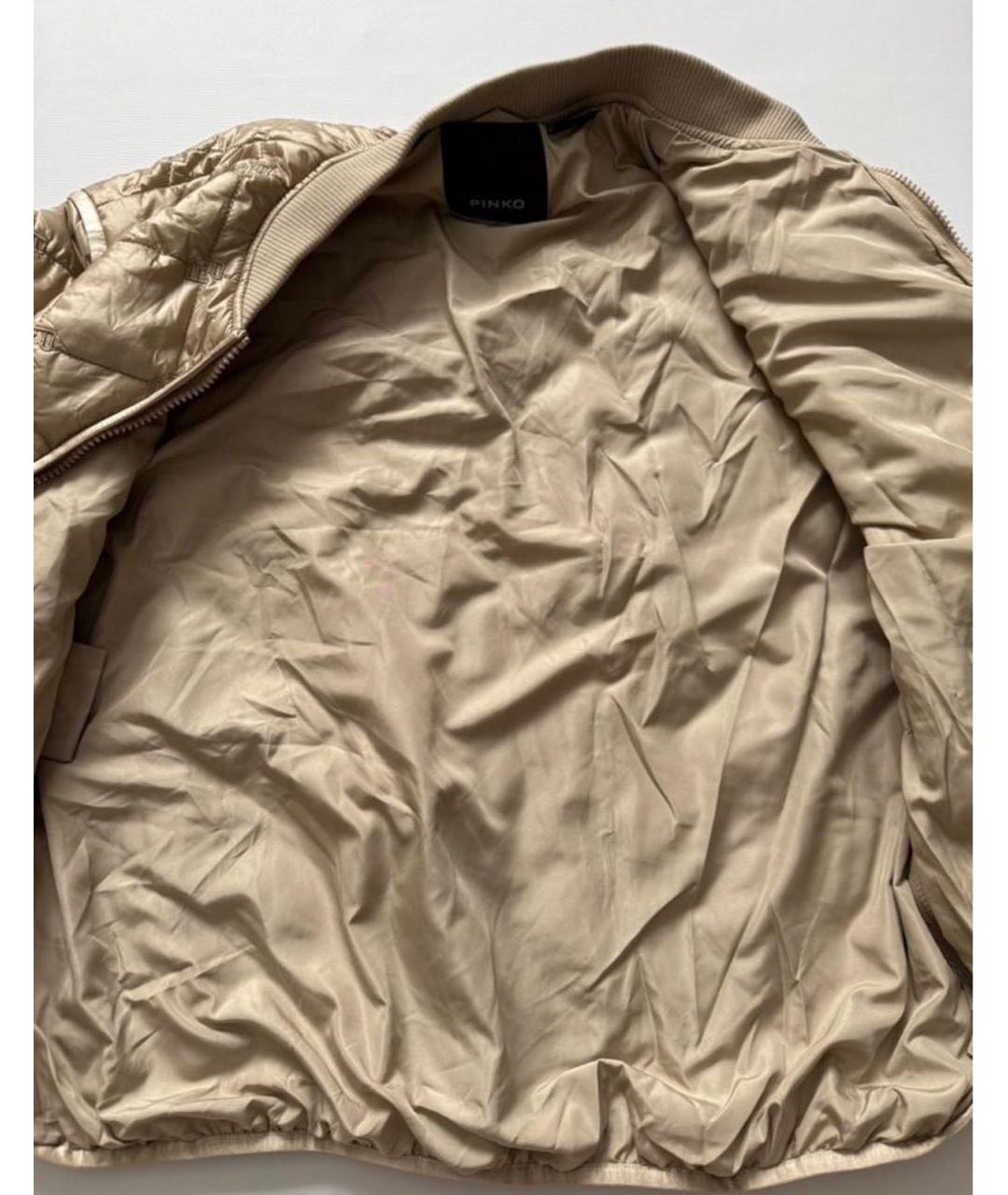 PINKO Бежевая куртка, фото 3