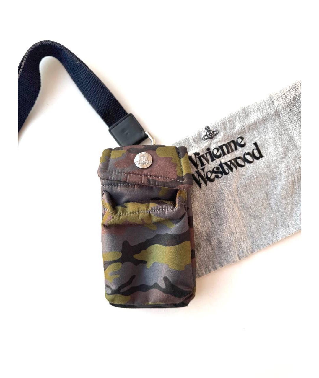 VIVIENNE WESTWOOD Хаки сумка через плечо, фото 4