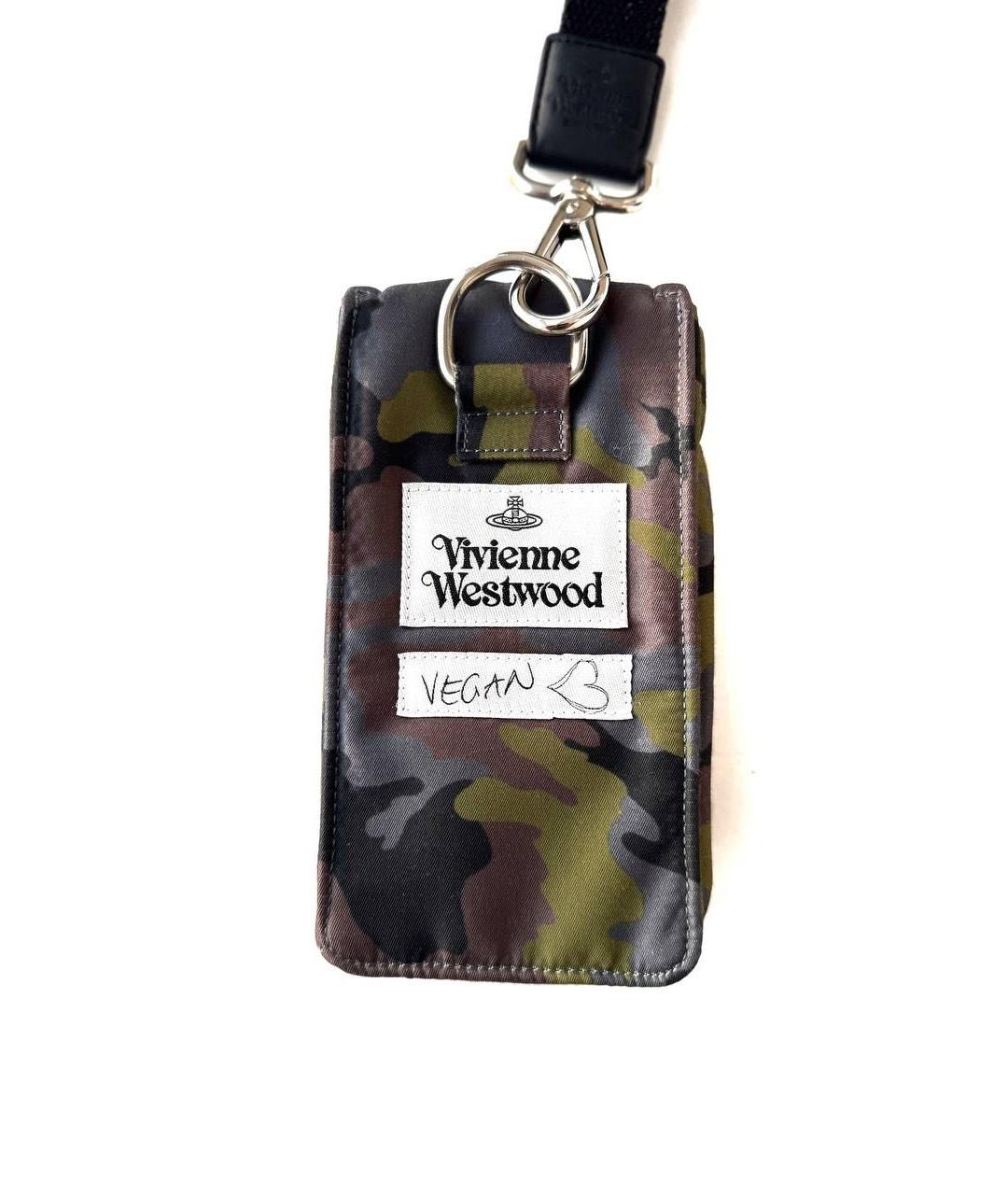 VIVIENNE WESTWOOD Хаки сумка через плечо, фото 5