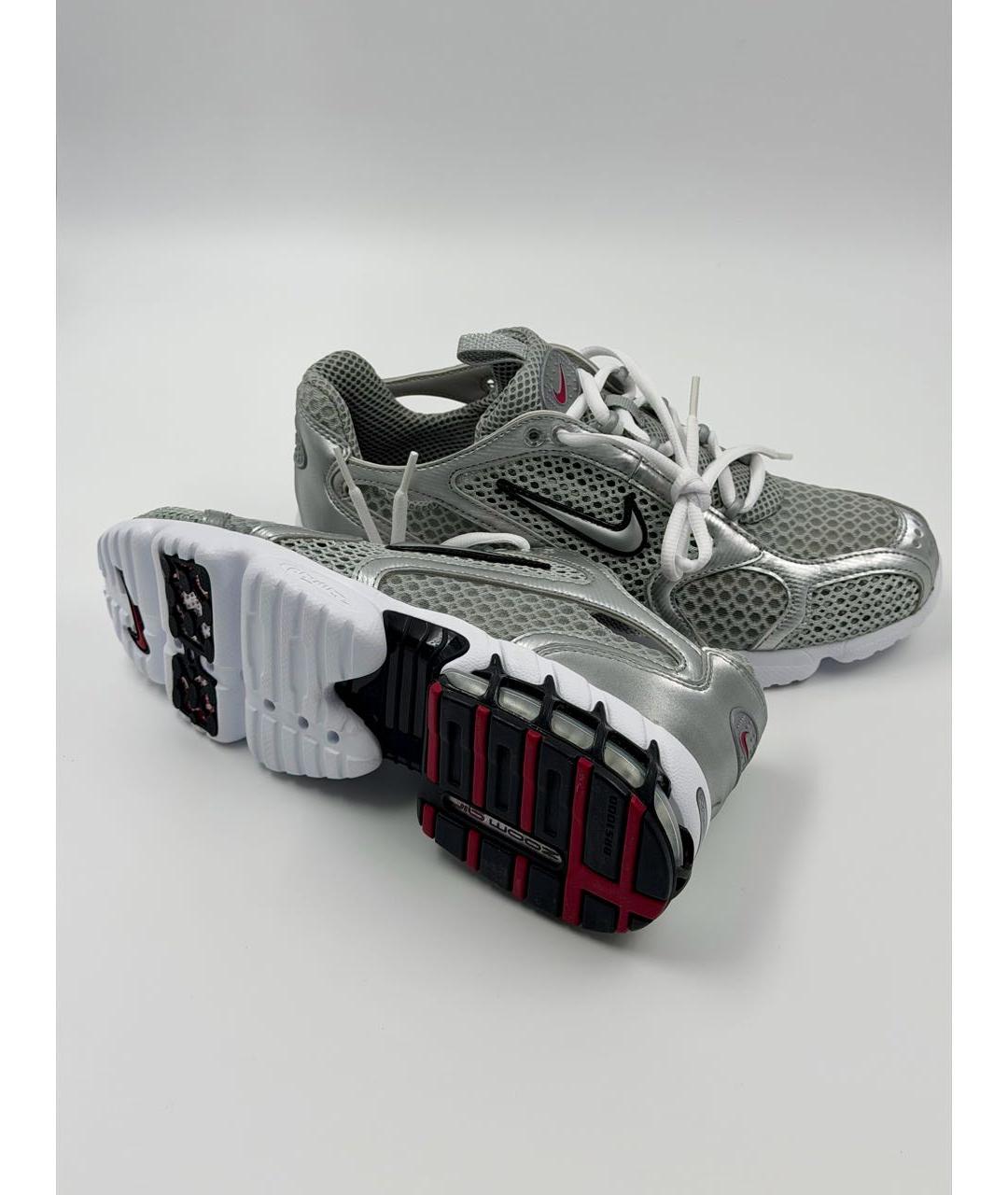 NIKE Серебряные низкие кроссовки / кеды, фото 5