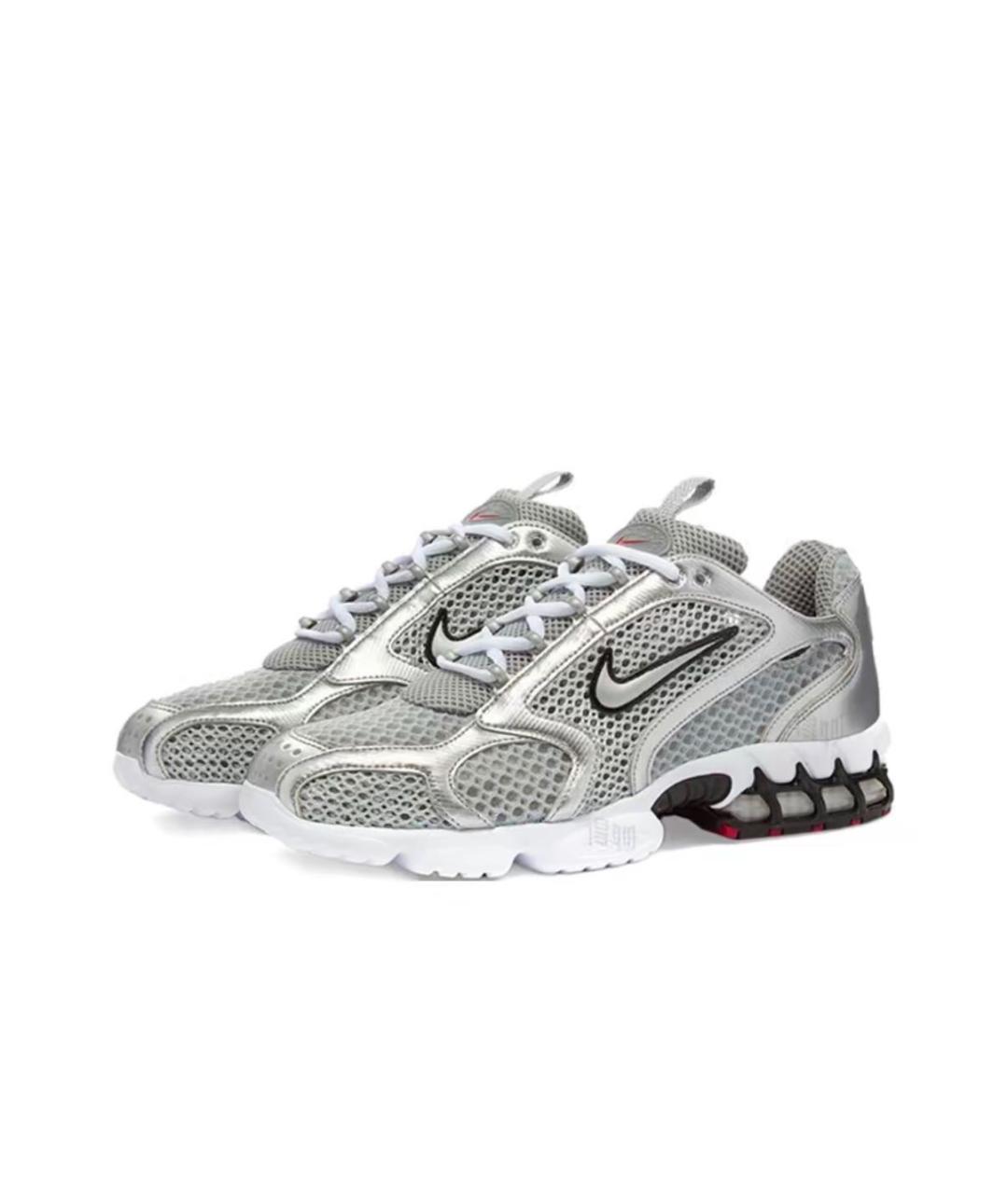 NIKE Серебряные низкие кроссовки / кеды, фото 8