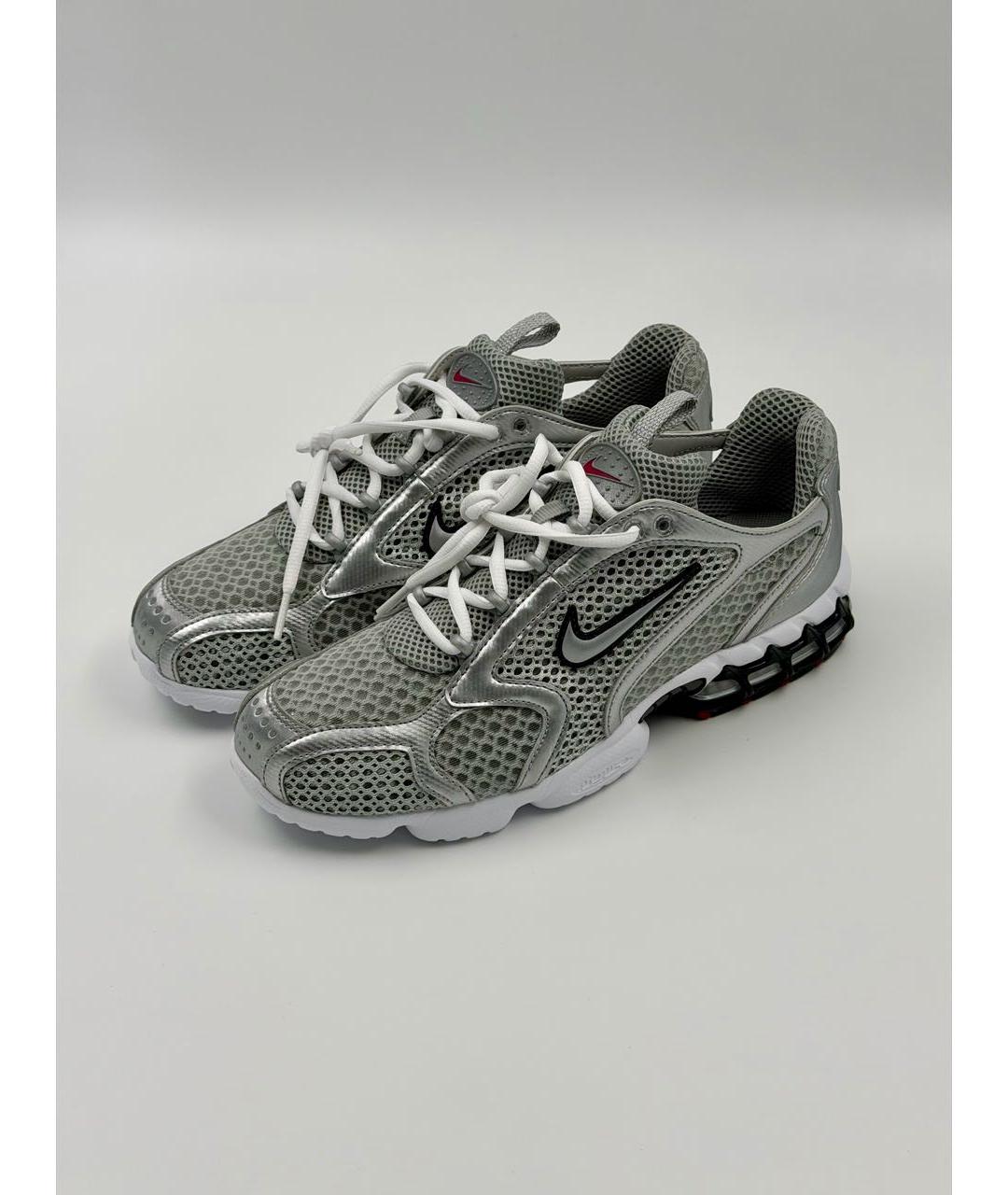 NIKE Серебряные низкие кроссовки / кеды, фото 9