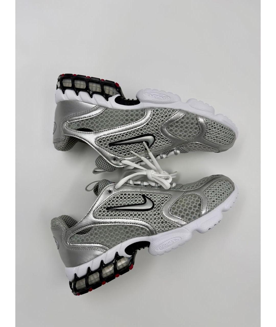 NIKE Серебряные низкие кроссовки / кеды, фото 3