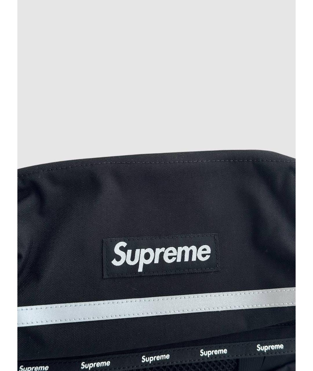 SUPREME Черная сумка на плечо, фото 2