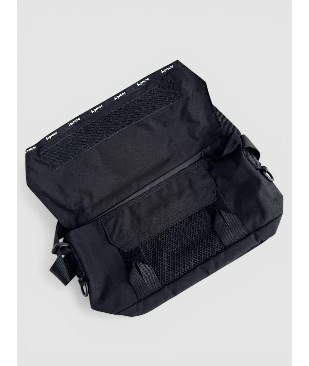 SUPREME Черная сумка на плечо, фото 4