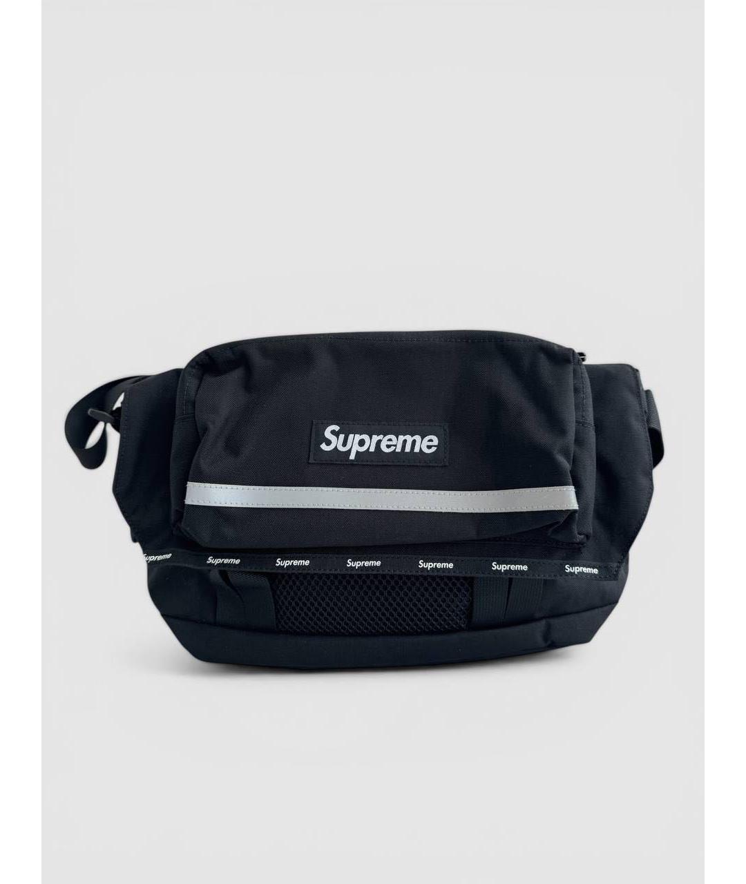SUPREME Черная сумка на плечо, фото 8