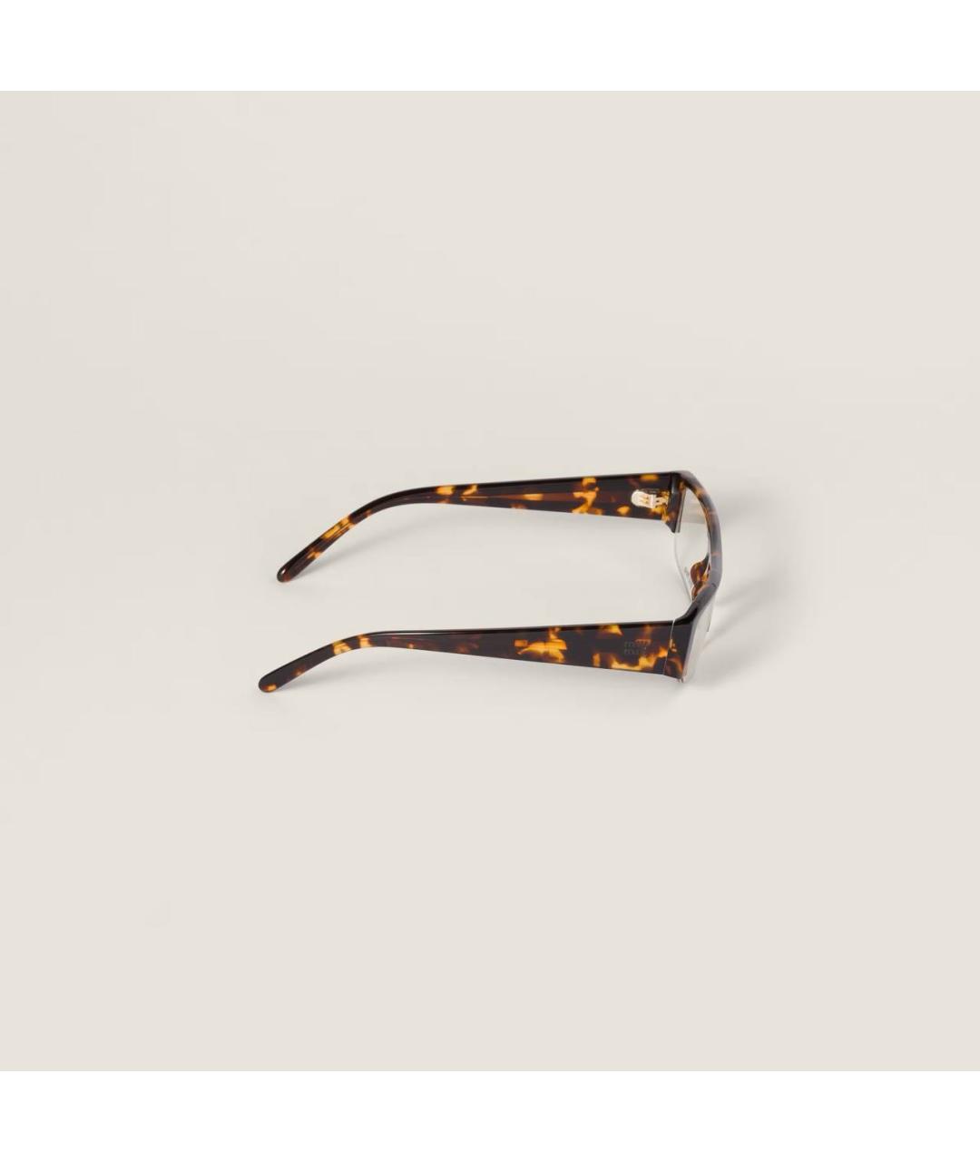 MIU MIU Коричневые солнцезащитные очки, фото 4