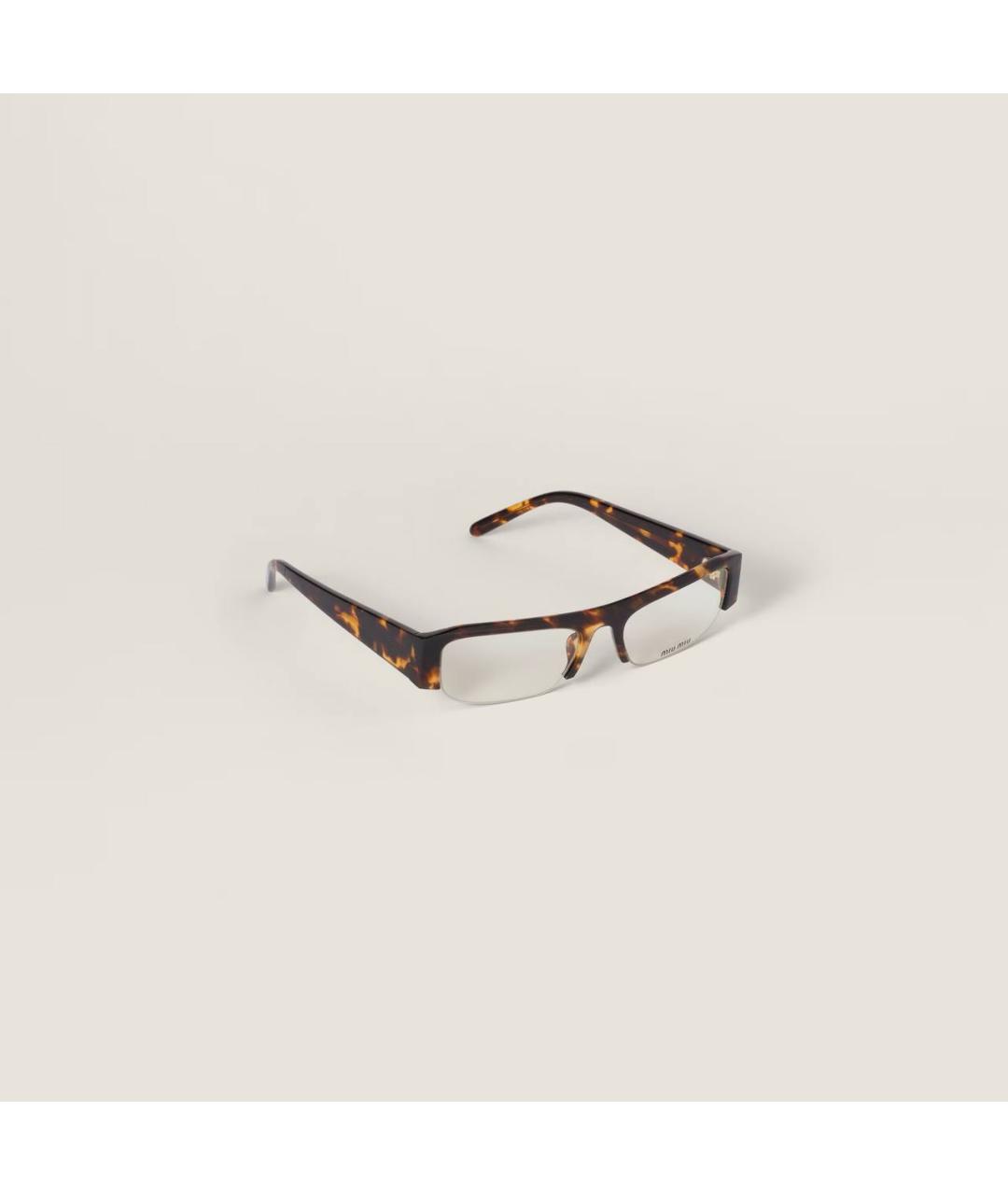 MIU MIU Коричневые солнцезащитные очки, фото 2